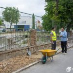 EL CONCEJAL DE MANTENIMIENTO REALIZA UNA VISITA TÉCNICA A LAS OBRAS DE ACERADO EN LA CALLE BALLESTEROS